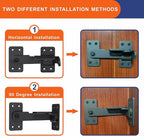 2PCS Flip Latch Lock, 90 Degre Heavy Duty Gate Latch - Image 4