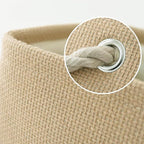 TheWarmHome Decorative Basket Rectangular Fabric Storage Bin Organizer Basket - Image 4