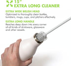 GrandTies Silicone Cleaning Brush Set | Extra Long Brush - Image 4