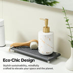 Water Absorbing Stone Sink Caddy Kitchen Sink Organizer Tray, Diatomite - Image 7