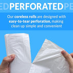 Reli. 6-10 Gallon Trash Bags | 1000 Bags | Clear | Bathroom | Strong | Garbage - Image 5