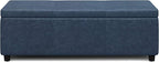 SIMPLIHOME Avalon 48 inch Wide Contemporary Rectangle Storage Ottoman Bench in - Image 5