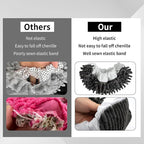 Mop Slippers Socks Floor Cleaning, Microfiber Shoe Covers dust Washable Reusable - Image 4