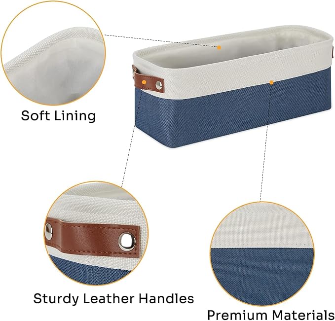 DULLEMELO Narrow Storage Basket, Toilet Paper Basket - Image 3