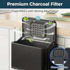 Stainless Steel Hanging Trash Can - Image 4