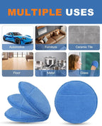 Wax Applicator Pads, 10 Pack Applicator Pad - Image 6