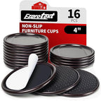 Ezprotekt 4 inch Round Non Slip Furniture Pads by VisittheEzprotekt