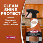 Weiman Cabinet and Wood Cleaner, Clean and Protect Spray - Image 2