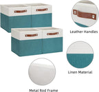 HNZIGE Fabric Storage Cube Bins Baskets - Image 6