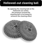 Stainless Steel Wool Metal Wire Scrubber Sponge Scouring Pads Brush Set - Image 7