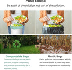 200 Counts AYOTEE Mini Trash Bags, 1.2 Gallon Small Compostable Trash Bags - Image 3