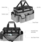Cleaning Caddy Bag, Large Cleaning Supplies Organizer - Image 4