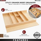 Rev-A-Shelf Trim-to-Fit Shallow Drawer Organizer - Image 3