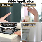 Transparent Window Seal Weather Sealing Tape 2 Inch x 35 Yards Weather - Image 5