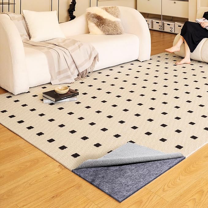Extra Large Area Rug Cushioned Pad, 5x7 Ft Thick Felt Pad - Image 6