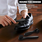 4 Pcs Horsehair Shine Shoes Brush Kit Polish Dauber Applicators Cleaning - Image 3