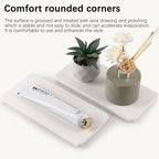 2 Pcs Water Absorbing Stone Trays, Kitchen/Bathroom Sink Soap Dish, Diatomite - Image 3