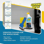 Cerama Bryte Glass Cooktop and Stove Top Cleaner Combo Kit - Image 3