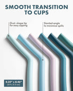 Nightingale Reusable Silicone Straws - Image 3