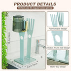 Nuenen 2 Pieces Kitchen Glove Holder Glove Drying Rack Dryer Plastic Mitten - Image 2