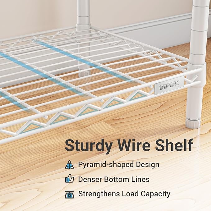 VIPEK V5LC Garment Rack Heavy Duty Covered Clothes Rack - Image 9