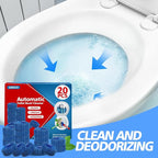 USKICH 20 Pack Toilet Bowl Cleaner Tablets, Long-Lasting Household Toilet - Image 3