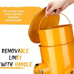 Hoolerry Fire Hydrant Trash Can Retro Creative Garbage Can - Image 4