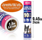 9.45 Inch Extra Sticky Lint Roller Refills 3 Pack –Compatible - Image 2