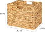 Storage Baskets，Wicker Baskets, Hyacinth Basket - Image 2
