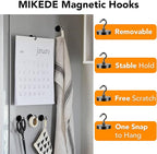 MIKEDE Magnetic Hooks, 150LB Super Strong Magnet Hooks Heavy Duty - Image 3