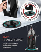 Cordless Iron for Clothes, 1500W Steam Iron Rapid Heating, Ceramic Soleplate - Image 3