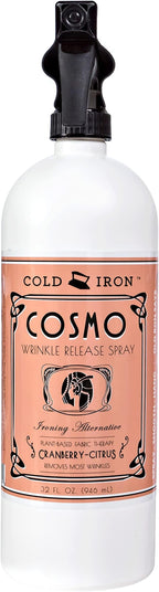 Cold Iron Wrinkle Release Spray 32 fl oz. Cranberry-Citrus. Plant Based Ironing - Image 5