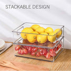 12 Pack Refrigerator Organizer Bins, 3 Sizes Stackable Clear Pantry Storage - Image 5