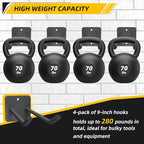 Garage Storage Hooks Heavy Duty Steel Tool Organizer Wall Mount Hangers Hooks - Image 3