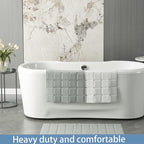 Foldable Silicone Bathtub Mat: Jumbo Size Heavy Duty Safety Bath Mat - Image 7