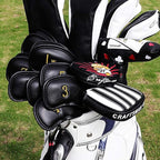 CRAFTSMAN GOLF 12pcs or 1pc Thick Synthetic Leather Golf Iron Head Covers Set - Image 2