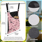Butterfly Print Clothes Pin Hanging Bag, Stylish Clothespin Bag - Image 6