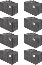 VENO 8 Pack Moving and Storage Bags, Heavy Duty, Alternative to Moving Boxes by Veno