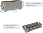 Temary Small Storage Baskets for Organizing, Narrow Baskets for Storage Toilet - Image 7