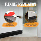 Premium 2 Pack Door Sweep for Bottom – Metal Gap Filler Draft Blocker, Weather - Image 6