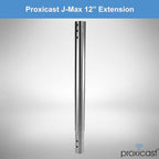 12 inch Stainless Steel Extension Pole - Image 2