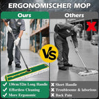 42" Commercial Dust Mop for Floor Cleaning, MASTERTOP Large Flat Mop - Image 5