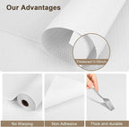 OcePor Non-Adhesive Drawer and Shelf Liner 17.5IN x 30FT，Non Slip Cabinet and - Image 4