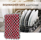 Herda 316L Cast Iron Scrubber Cleaner, Large Cast Iron Chain Mail Scrubber - Image 6