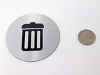 Metal Trash & Recycling Signs | Garbage & Recycling Bin Marker | Set of 2 - Image 5
