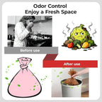 Odor Sealing Small Trash Bags Home & Food Use M-220 Count Disposable Bags - Image 3