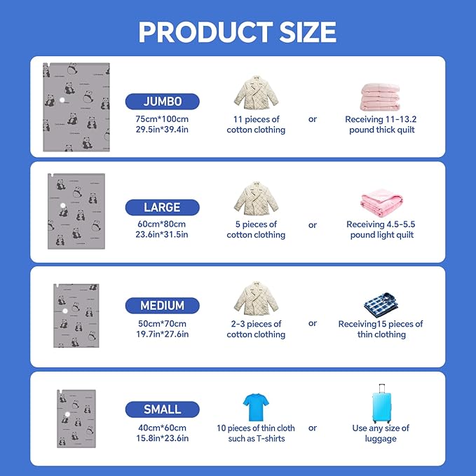 Heavy Duty Space Saver Vacuum Storage Bags - Image 8