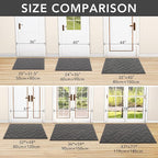hicorfe Indoor Door Mat, Non Slip Door Mats, Absorbent Resist Dirt Entrance - Image 5