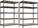SONGMICS 5-Tier Storage Shelves, Load 2310 lb, Boltless Assembly, Adjustable by SONGMICSbySONGMICSHOME