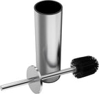 Toilet Brush and Holder Set, Stainless Steel Toilet Bowl Brush by WZKALY
